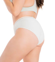High Waisted Mesh Band Cheeky