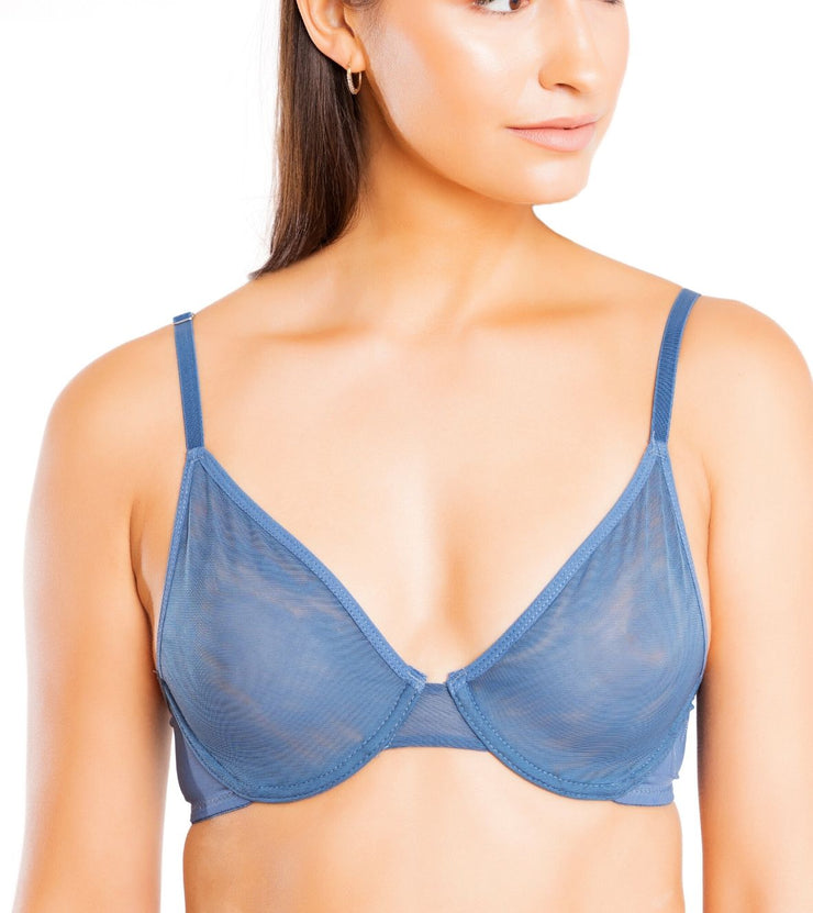 Sexy and Comfortable Mesh Underwire Bra