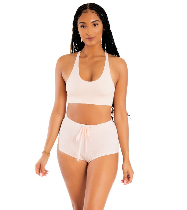 High Waisted Ribbed Panty