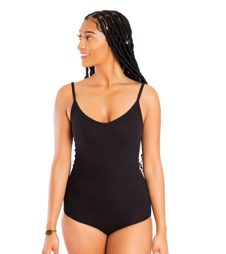 Ribbed Low Cut Bodysuit